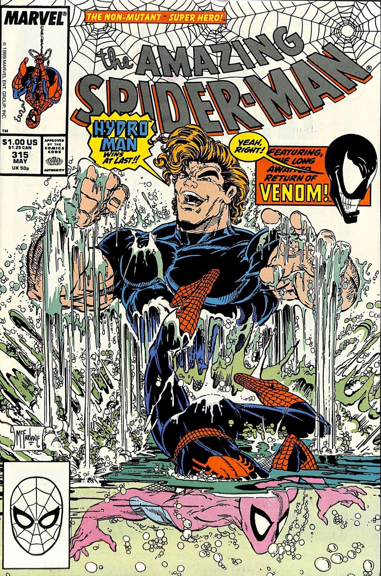 1989 Amazing Spider-Man #315 Marvel Comics